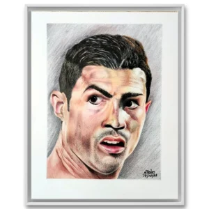 Portrait of Christina Ronaldo -Original painting.