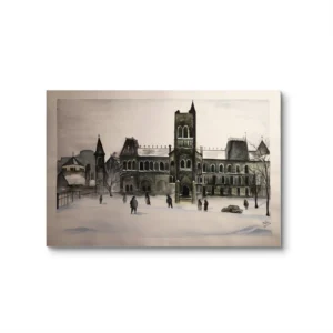 university of Toronto in the winter.